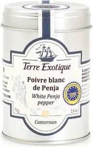 Lata Terre Exotique Pimienta blanca de Penja